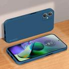 For Motorola Moto G54 5G PINWUYO Sense Series Liquid Silicone TPU Phone Case(Blue) - 3