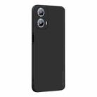 For Motorola Moto G24 / G04 PINWUYO Sense Series Liquid Silicone TPU Phone Case(Black) - 1