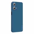 For Motorola Moto G24 / G04 PINWUYO Sense Series Liquid Silicone TPU Phone Case(Blue) - 1