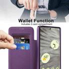 For Google Pixel 7a MagSafe Magnetic RFID Anti-theft Leather Phone Case(Purple) - 3