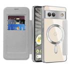 For Google Pixel 7a MagSafe Magnetic RFID Anti-theft Leather Phone Case(Grey) - 2