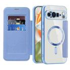 For Google Pixel 10 Pro XL Shield MagSafe RFID Anti-theft Leather Phone Case(Blue) - 2