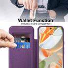For Google Pixel 10 Pro XL Shield MagSafe RFID Anti-theft Leather Phone Case(Purple) - 3