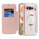 For Google Pixel 10 Pro XL Shield MagSafe RFID Anti-theft Leather Phone Case(Pink) - 2
