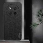 For Honor X60Pro Tree Bark Leather Shockproof Phone Case(Black) - 2