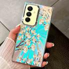 For Samsung Galaxy A15 5G Electroplating Laser Flower Texture TPU Phone Case(Pear Blossom  AH17) - 1