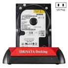 575D USB Hard Disk Holder Laptop Mobile Hard Disk Box 2.5 / 3.5inch SATA IDE HDD Base, Plug:US Plug - 1