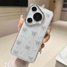 For Huawei Pura 70 Small Fresh Bow TPU Phone Case(Silver Bow) - 2