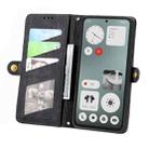 For Nothing CMF Phone 1 Geometric Zipper Wallet Side Buckle Leather Phone Case(Black) - 3