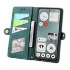 For Nothing CMF Phone 1 Geometric Zipper Wallet Side Buckle Leather Phone Case(Green) - 3