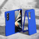 For Samsung Galaxy Z Fold6 5G Skin feeling Folding Shockproof Phone Case(Dark Blue) - 1