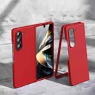 For Samsung Galaxy Z Fold6 5G Skin feeling Folding Shockproof Phone Case(Red) - 1