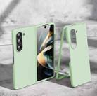 For Samsung Galaxy Z Fold6 5G Skin feeling Folding Shockproof Phone Case(Mint Green) - 1