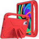 For iPad Pro 13 2024 Handle EVA Shockproof Tablet Case with Holder(Red) - 1