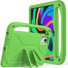 For iPad Pro 13 2024 Handle EVA Shockproof Tablet Case with Holder(Green) - 1