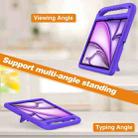 For iPad Air 13 2024 Handle EVA Shockproof Tablet Case with Holder(Purple) - 3