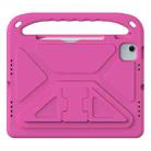 For iPad Air 11 / Pro 11 2024 Handle EVA Shockproof Tablet Case with Holder(RoseRed) - 3