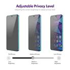 For Honor X50 GT 2pcs ENKAY Hat-Prince 28 Degree Anti-peeping Privacy Silk Print Tempered Glass Film - 3