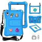 For iPad mini 6 Hi Baby EVA Full Body Tablet Case with Strap(Sky Blue) - 1