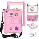 For iPad 10.2 2019 / 2020 / 2021 Hi Baby EVA Full Body Tablet Case with Strap(Pink) - 1