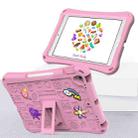 For iPad 10.2 2019 / 2020 / 2021 Hi Baby EVA Full Body Tablet Case with Strap(Pink) - 2