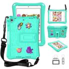 For iPad 10.2 2019 / 2020 / 2021 Hi Baby EVA Full Body Tablet Case with Strap(Mint Green) - 1