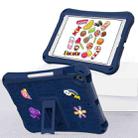For iPad Pro 10.5 / Air 10.5 2019 Hi Baby EVA Full Body Tablet Case with Strap(Navy Blue) - 2