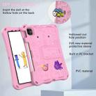 For iPad Air 11 2024 Hi Baby EVA Full Body Tablet Case with Strap(Pink) - 3