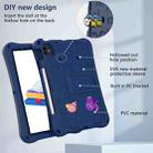 For iPad Air 11 2024 Hi Baby EVA Full Body Tablet Case with Strap(Navy Blue) - 3