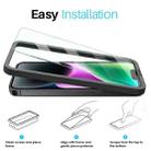 For iPhone 14 Plus NORTHJO 2pcs A++ Screen Protector Tempered Glass Film with Installation Frame - 3