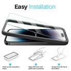 For iPhone 14 Pro NORTHJO 2pcs A++ Screen Protector Tempered Glass Film with Installation Frame - 3