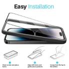 For iPhone 14 Pro Max NORTHJO 2pcs A++ Tempered Glass Film with Installation Frame - 3
