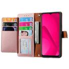 For T-Mobile T Phone 2 Pro 5G Love Zipper Lanyard Leather Phone Case(Pink) - 3