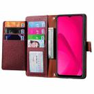 For T-Mobile T Phone 2 5G Love Zipper Lanyard Leather Phone Case(Red) - 3