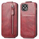 For T-Mobile T Phone 2 5G Zipper Wallet Vertical Flip Leather Phone Case(Red) - 2