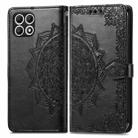 For T-Mobile T Phone 2 5G Mandala Flower Embossed Leather Phone Case(Black) - 2