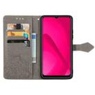 For T-Mobile REVVL 7 5G Mandala Flower Embossed Leather Phone Case(Gray) - 3