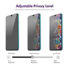 For OPPO A2x 5G ENKAY Hat-Prince 28 Degree Anti-peeping Privacy Silk Print Tempered Glass Film - 3
