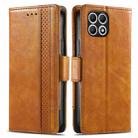 For T-Mobile T Phone 2 5G CaseNeo Splicing Dual Magnetic Buckle Leather Phone Case(Khaki) - 2