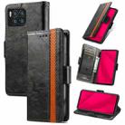 For T-Mobile REVVL 7 Pro 5G CaseNeo Splicing Dual Magnetic Buckle Leather Phone Case(Black) - 1