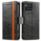 For T-Mobile REVVL 7 Pro 5G CaseNeo Splicing Dual Magnetic Buckle Leather Phone Case(Black) - 2