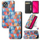 For T-Mobile T Phone 2 5G CaseNeo Colorful Magnetic Leather Phone Case(Rhombus Mandala) - 1