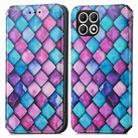 For T-Mobile T Phone 2 5G CaseNeo Colorful Magnetic Leather Phone Case(Purple Scales) - 2