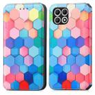 For T-Mobile T Phone 2 5G CaseNeo Colorful Magnetic Leather Phone Case(Colorful Cube) - 2