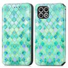 For T-Mobile REVVL 7 5G CaseNeo Colorful Magnetic Leather Phone Case(Emerald) - 2