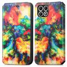 For T-Mobile REVVL 7 5G CaseNeo Colorful Magnetic Leather Phone Case(Colorful Cloud) - 2