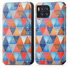 For T-Mobile REVVL 7 Pro 5G CaseNeo Colorful Magnetic Leather Phone Case(Rhombus Mandala) - 2