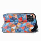 For T-Mobile REVVL 7 Pro 5G CaseNeo Colorful Magnetic Leather Phone Case(Rhombus Mandala) - 3