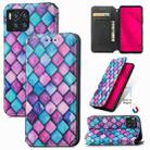 For T-Mobile REVVL 7 Pro 5G CaseNeo Colorful Magnetic Leather Phone Case(Purple Scales) - 1