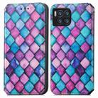 For T-Mobile REVVL 7 Pro 5G CaseNeo Colorful Magnetic Leather Phone Case(Purple Scales) - 2